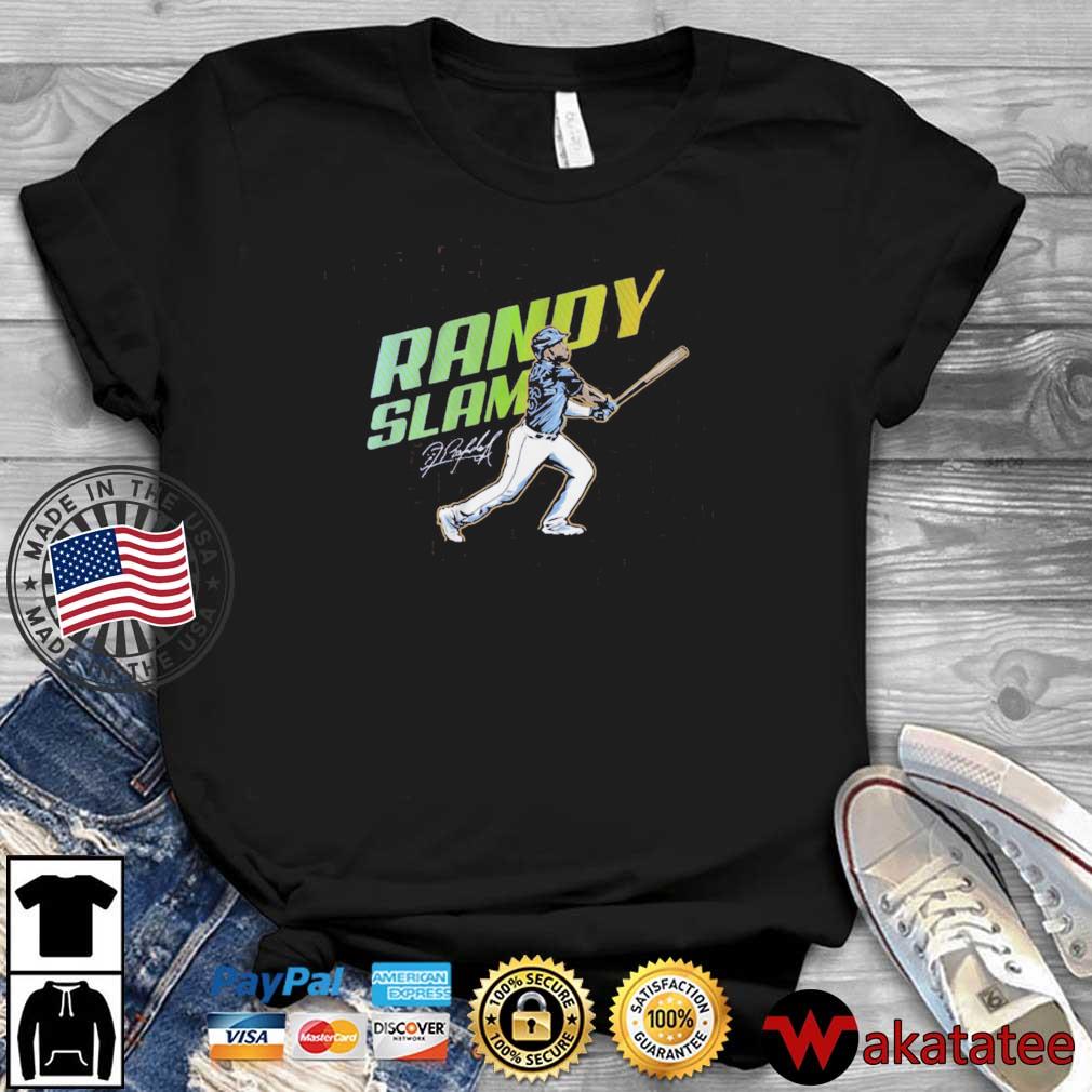 Randy Arozarena Slam Signature Shirt,Sweater, Hoodie, And Long Sleeved ...