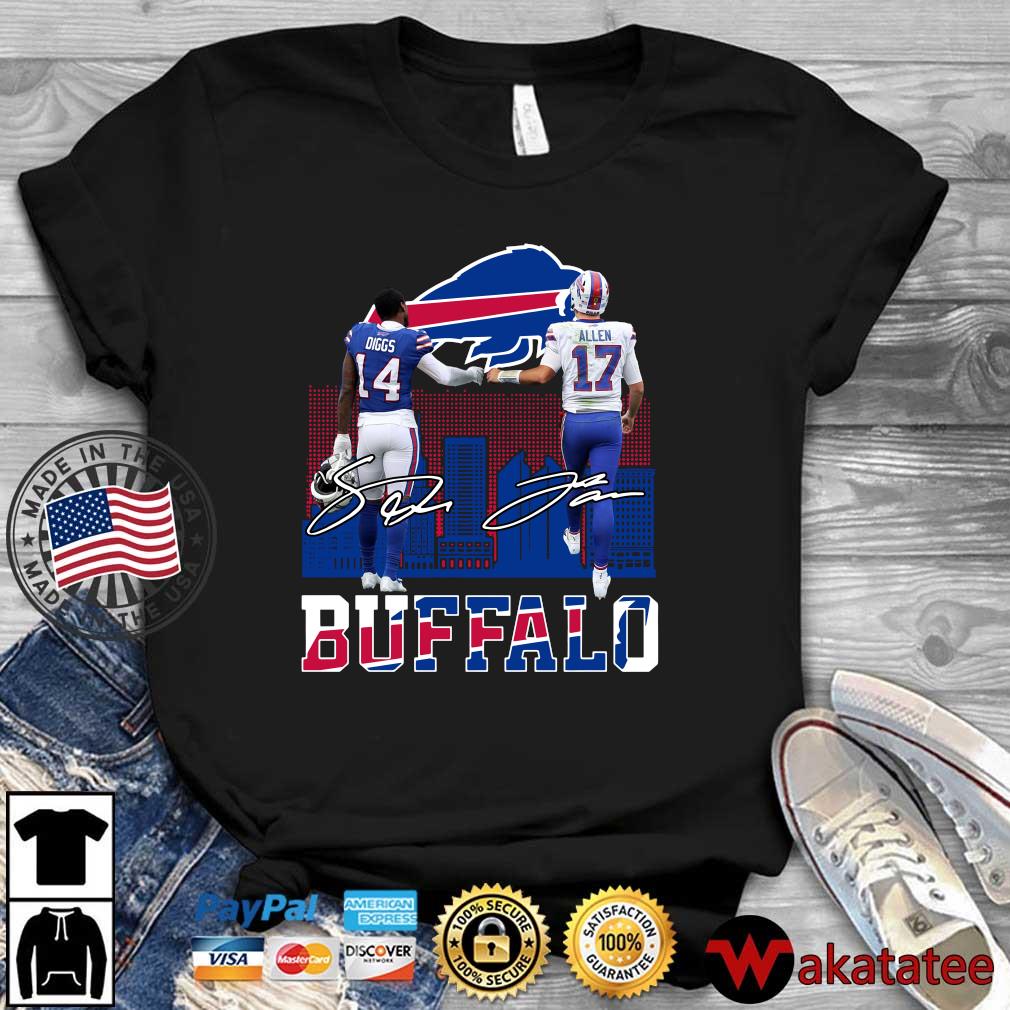 Buffalo Bills Stefon Diggs And Josh Allen Signatures Shirt