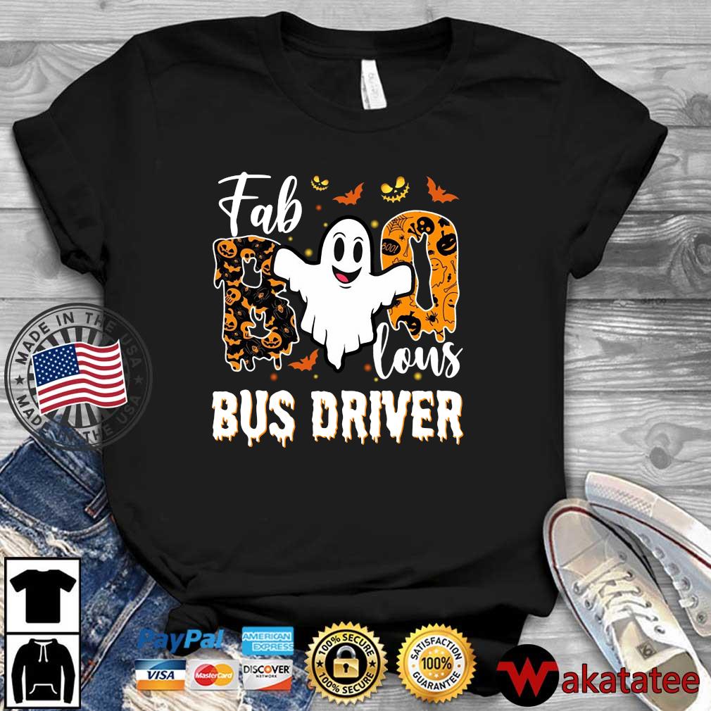 Fab boo lous bus driver Halloween shirt