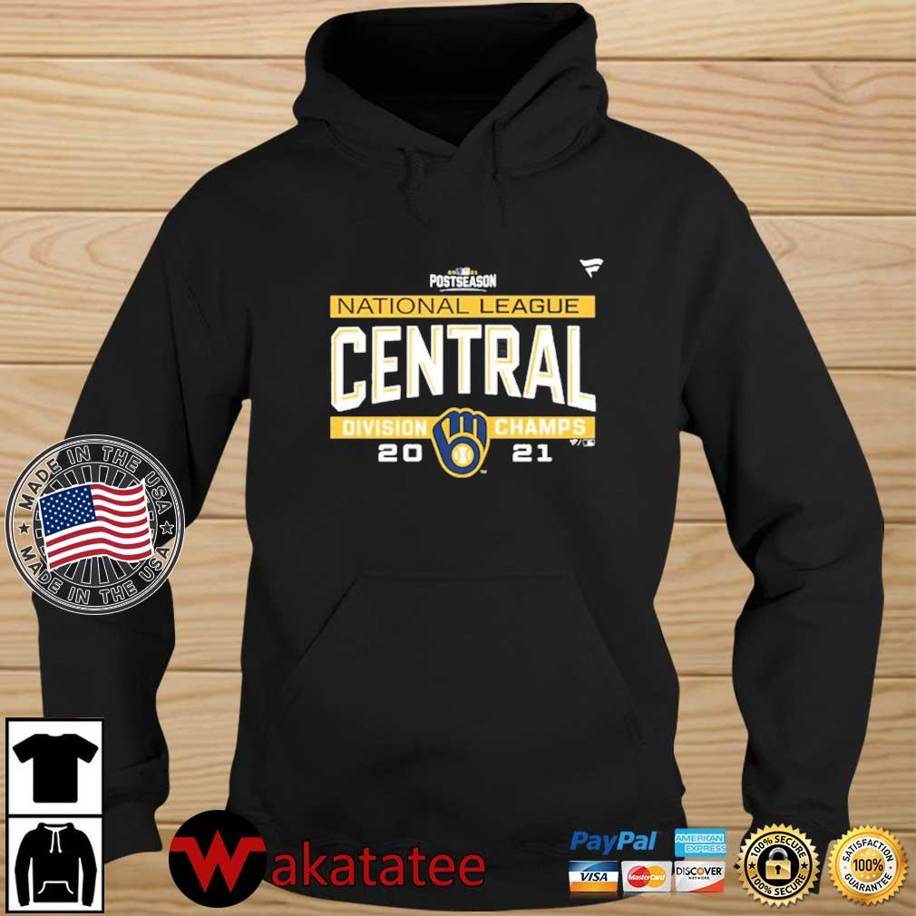 Milwaukee Brewers 2021 Postseason National League Central Division Champs Shirt Wakatatee hoodie den