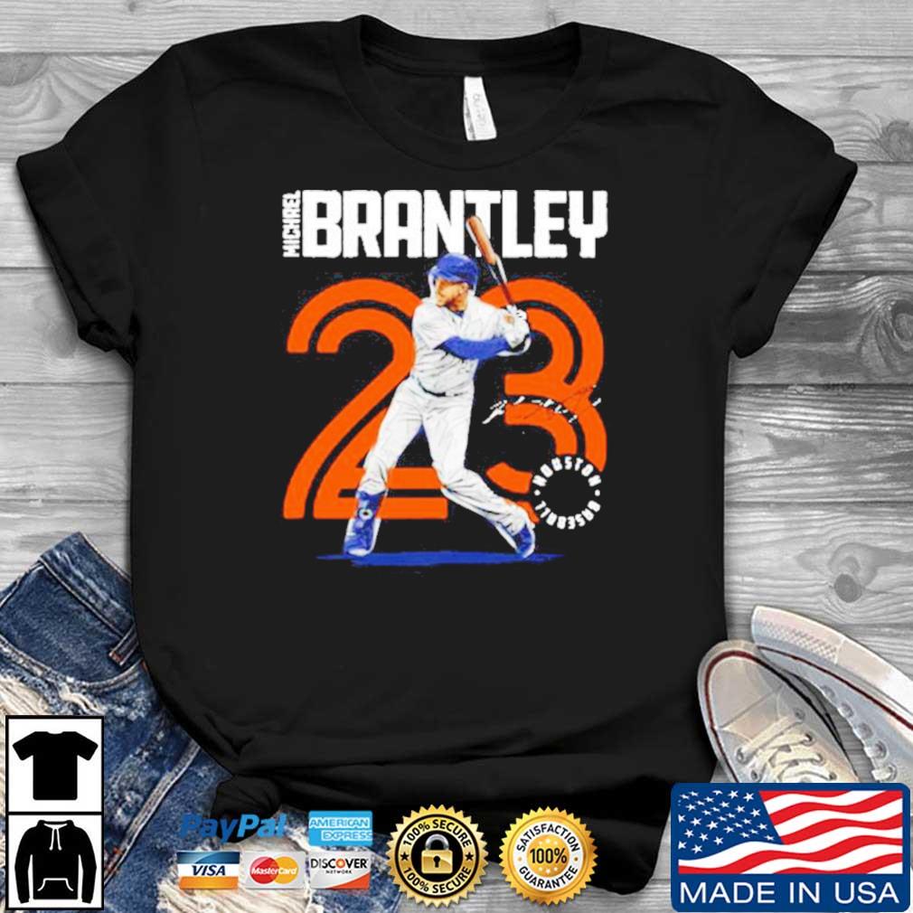 Michael Brantley 23 Inline Houston Astros Signature Shirt