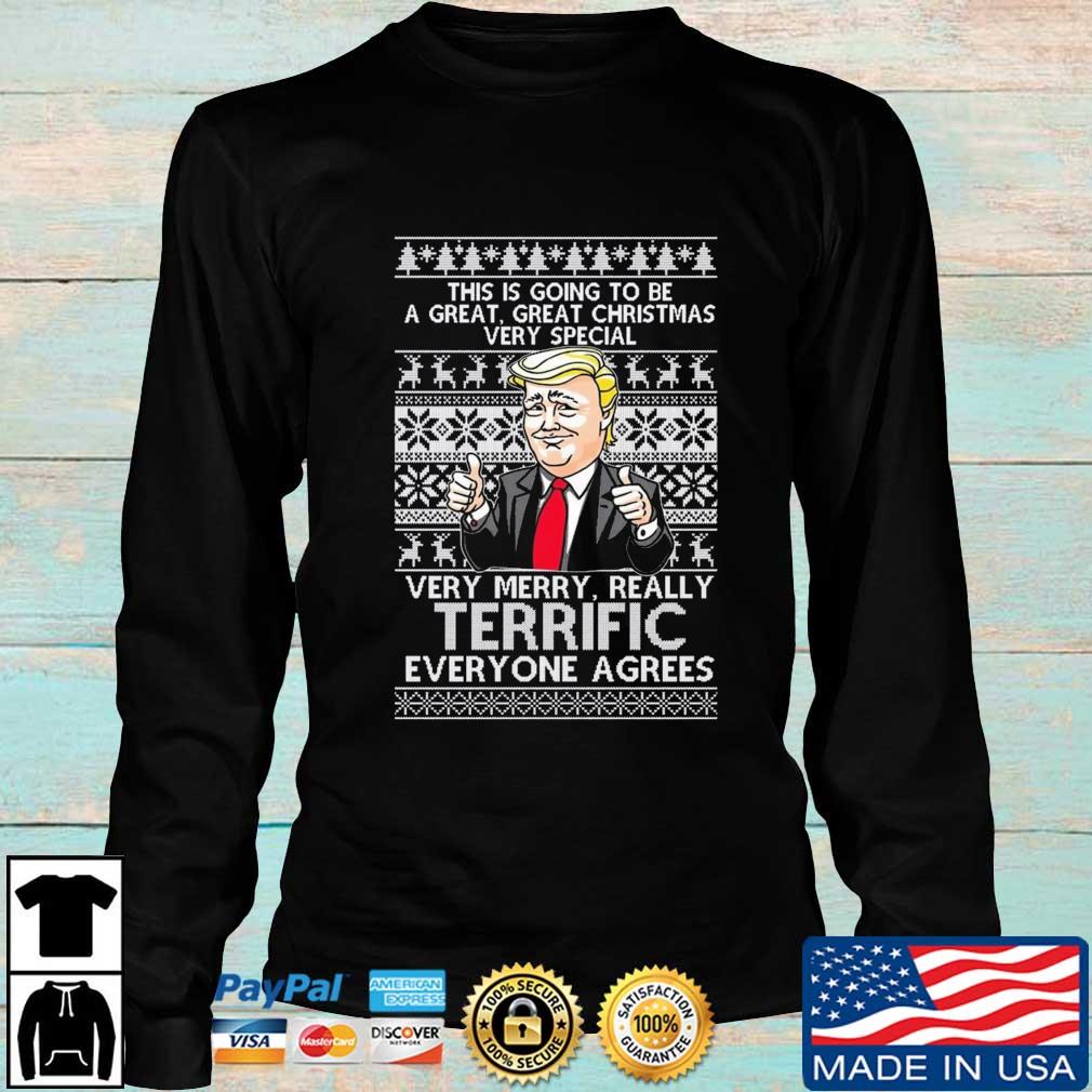 Donald Trump this is going to be a great great Christmas very special very Merry Ugly Christmas sweater